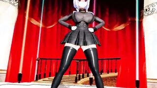 MMD R18 Koikatsu Hakase Fuyuyuki de Bass Knight KKVMD 3D CARTOON NSFW