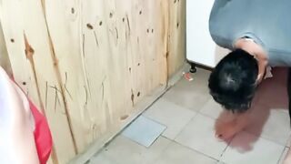 Ballbusting fem dom kick