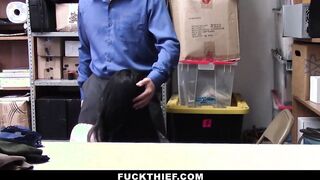 Big Titted Teenie Caught Stealing from The Mall and Boned by