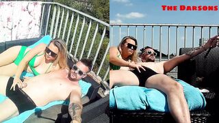 I made my husbands best friend cum on my long