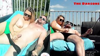 I made my husbands best friend cum on my long