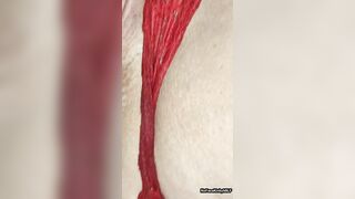 NoFaceKinkyMILF craves 2 dicks to fullfil her