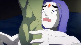 Raven x Beast Boy sex play