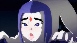 Raven x Beast Boy sex play