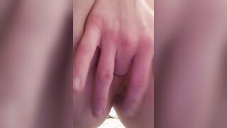 Finger Fucked myself as always and liking my soak twat
