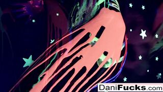 Hottie Pornstar Dani plays with Goddess soak twat