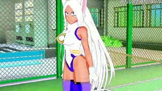 MY HERO ACADEMIA MIRKO CARTOON