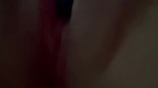 Using my New Toy on my Soak Vagina