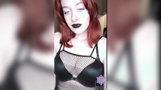 Bae gothic Dahlia Wolf smoking Beauty cunt and titted