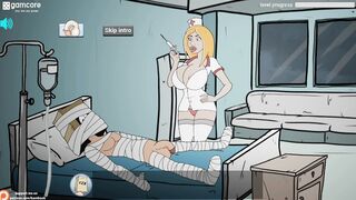 Fuckerman - Three-Way inside an Ambulance at Outdoor Hospital