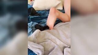 Spinster plays with clitoris and decides to flip to pound her butt for first time on PH