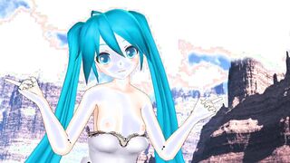 【MMD】No Life Queen [HC type Miku dress]【R-18】