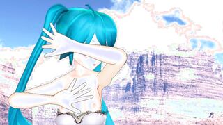 【MMD】No Life Queen [HC type Miku dress]【R-18】