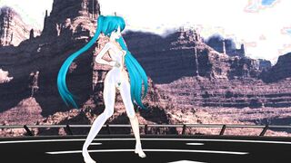 【MMD】No Life Queen [HC type Miku dress]【R-18】