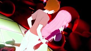 mmd r18 Healer Redo of Healer Flare into the Club 3d anime nsfw