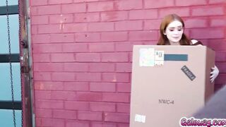 Maya Kendrick interrupts Casey Calvert's qiet day at the cafe