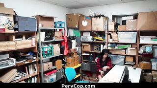Bombshell Hipster Teens Fucks Mall Officer for Her Freedom -