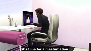 indian cougar catches her son masturbating into his room and