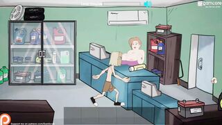 Fuckerman - Gas Station Sex Scenes 2D Hentai Gameplay