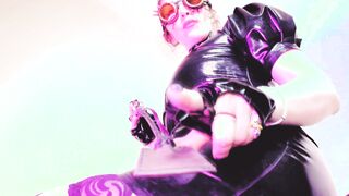 Bdsm Milf Eva Rubber Female Domination Cutie Solo Steampunk Glasses High heels Fetish Dom Girlfriend Bombshell