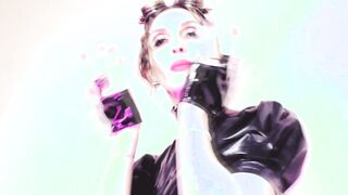 Bdsm Milf Eva Rubber Female Domination Cutie Solo Steampunk Glasses High heels Fetish Dom Girlfriend Bombshell