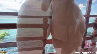 Juicy Squirting Orgasm and a Nice Rough Pounded - Molly Pills - Vacation Sex Sex Tape 4K