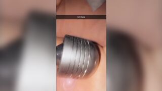 Cumming 7 times on my snap story