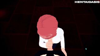 CHAINSAW MAN Fucked Makima Animated 3D