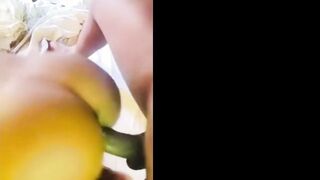 Big Stroke Session with Long Butt Black bitch