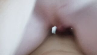RIDES ME BIMBO!!! LONG BREASTS AND CUNT LIPS SUBMISSIVE RED HEAD ON BWC