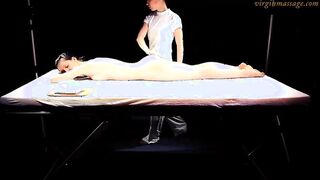 Vera Hot massaged for the first time