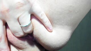 Crazy Hot slender blonde Laverna Queen plays her soak Beauty vagina