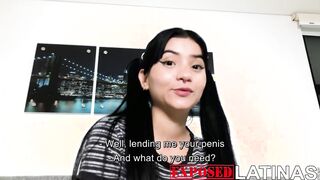 ExposedLatinas - My petit stepsister borrows my penis for some
