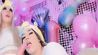 Horny Tranny Fucks Her Sexy Friend