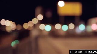 BLACKEDRAW Smokeshow Liya Silver gets DPed by two long big black cock