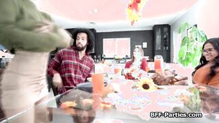 3 stunning pussies for dessert