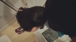 So cal Blow job & deep throat gagging from my bomb butt teenie mom home gurl she’s badd af no