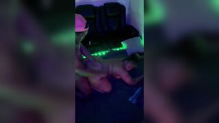 Doggy Style Fucking a thick african bimbos noisy groaning