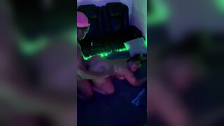 Doggy Style Fucking a thick african bimbos noisy groaning