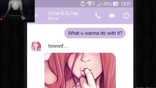 Sex SMS with a friend