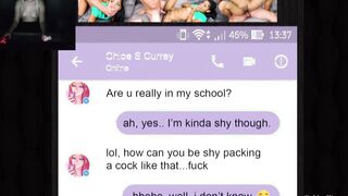 Sex SMS with a friend