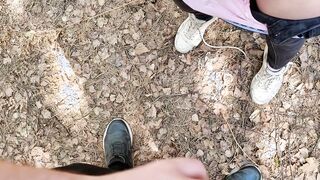 Babe women wanted sex into the forest and brought me to screwed