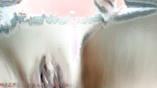 An elderly friendly whore swings on my cock, shaking her huge boobies over my face... My hoe loves it..