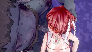 Knight Ricca and Zombies [4K 60FPS, 3D Cartoon Game, Uncensored, Ultra Settings]