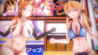 mmd r18 Sua Cara-Prinz Eugen and Hood 3d animated nsfw ntr