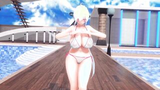 mmd r18 Haku san de Lamb remake 3d animated nsfw ntr fap hero