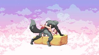 Cloud Meadow scenes with the main character (woman)
