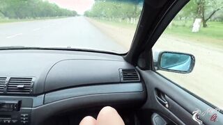 Banged! a fellow traveler right next to the vehicle and