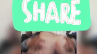 Huge Butt حويت حبيبتي فوق نموسية
