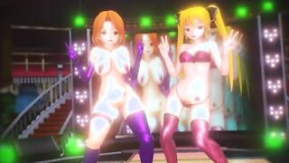 mmd r18 Sua Cara Prinz Eugen and Hood 3d cartoon nsfw fap hero